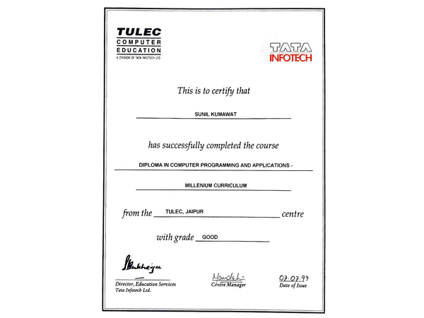 Diploma in Computer Programming and Applications